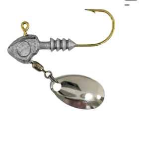 Hook Solutions Spinner Gold #1, 1/8, Ind #1, rib collar- 25pk